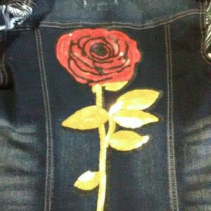 Jacket diy patch appliques (sold)